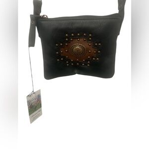 American West Genuine Leather Crossbody bag (New With Tags)